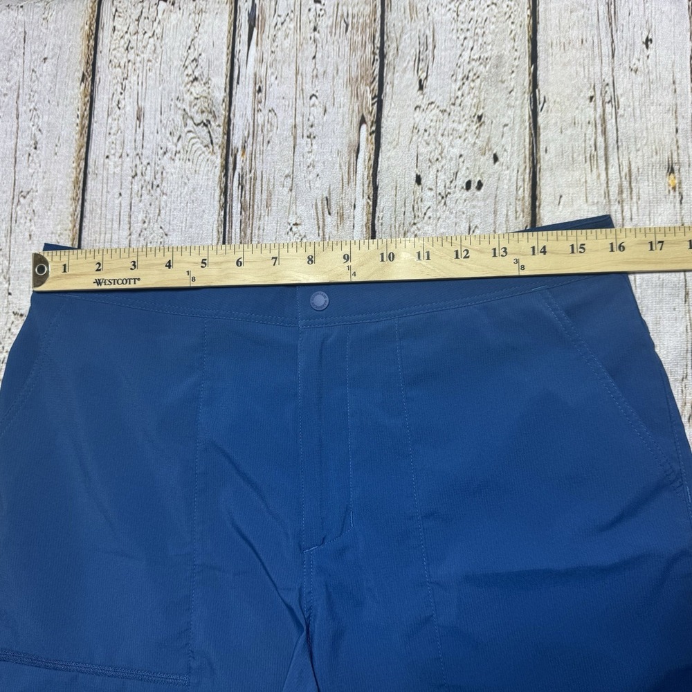 Mountain Hardwear Mens Trail Sender Shorts 32 Zipper Pockets 7" Inseam Blue - Picture 4 of 8